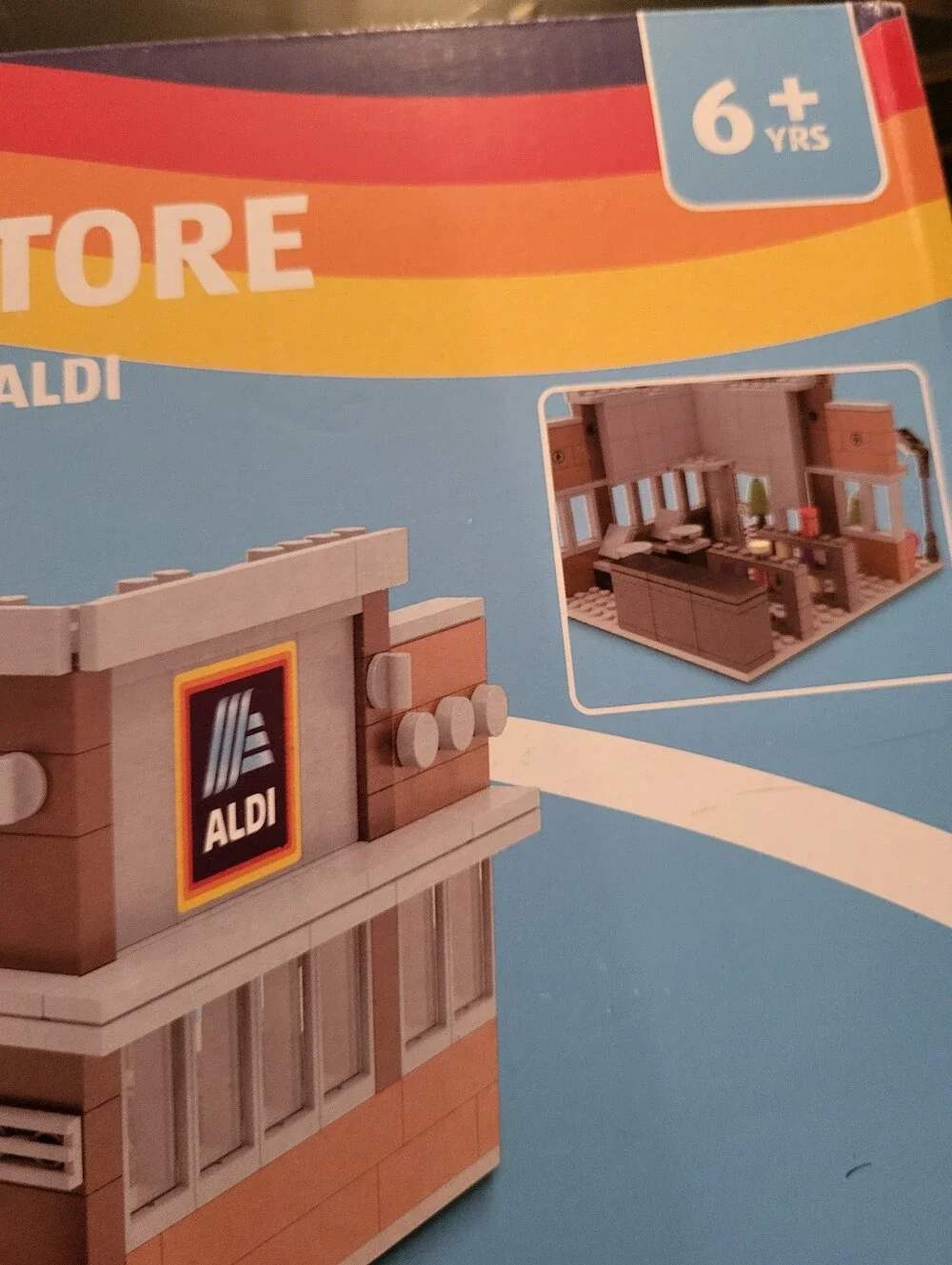 Aldi Play Kids Aldi Grocery Store 212 Pieces Building Bricks Play Set NIB